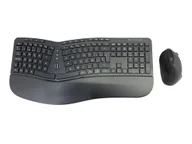 Zestawy myszka + klawiatura - Conceptronic ORAZIO02ES klawiatura Dołączona myszka RF Wireless QWERTY Hiszpański Czarny - miniaturka - grafika 1