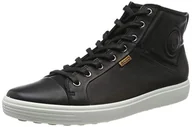 Trampki damskie - Ecco Kobiety Soft 7 W, Damskie Trampki, Czarny, 39 EU - miniaturka - grafika 1
