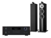 Zestawy stereo - Rotel RA-1592 MkII (czarny) + 703 S3 (czarny) - miniaturka - grafika 1