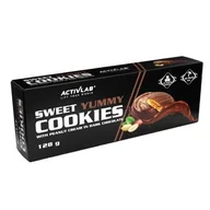 Ciastka - ACTIVLAB Sweet Yummy Cookies ciasteczka czekoladowo - orzechowe, 128g - miniaturka - grafika 1
