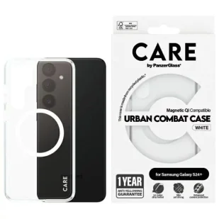Etui do Samsung Galaxy S24+ CARE by PanzerGlass Flagship QI Case Przezroczysty - Etui i futerały do telefonów - miniaturka - grafika 1