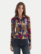 Koszule damskie - Just Cavalli Koszula 79PAL228 JS531 Kolorowy Slim Fit - miniaturka - grafika 1