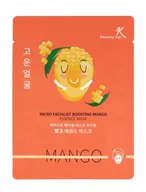 Maseczki do twarzy - KOREA Beauty Kei Maseczka na płachcie z ekstraktem z MANGO 1szt - miniaturka - grafika 1