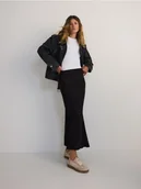 Spódnice - Reserved - Wzorzysta spódnica midi - czarny - miniaturka - grafika 1