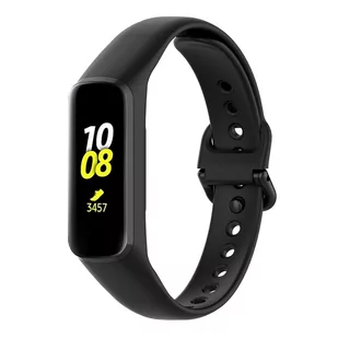 Pasek opaska silikonowa do Samsung Galaxy Fit 2 RM-220 "Czarny" - Akcesoria do smartwatchy - miniaturka - grafika 1