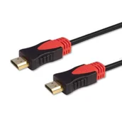 Kable - ELMAK SAVIO CL-113 Kabel HDMI 2.0 złoty 3D 4Kx2K miedź 5m - miniaturka - grafika 1