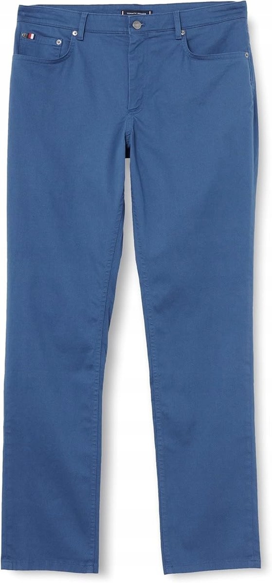 TOMMY HILFIGER SPODNIE CHINOS NIEBIESKIE NA CO DZIEŃ 36/32 16FA