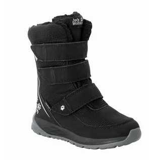 Buty dla dziewczynek - Buty zimowe dla dzieci Jack Wolfskin POLAR BOOT TEXAPORE HIGH VC K black / grey - 30 - grafika 1