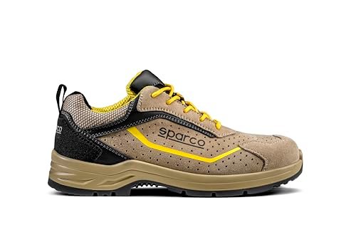 Sparco Colton, Buty Antyfortunne Unisex-Dorosły, Żółty, 47 EU, Żółty, 47 EU
