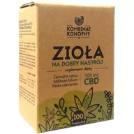 Suplementy naturalne - KOMBINAT KONOPNY Kombinat Konopny Zioła na dobry nastrój 100 k KK175 - miniaturka - grafika 1