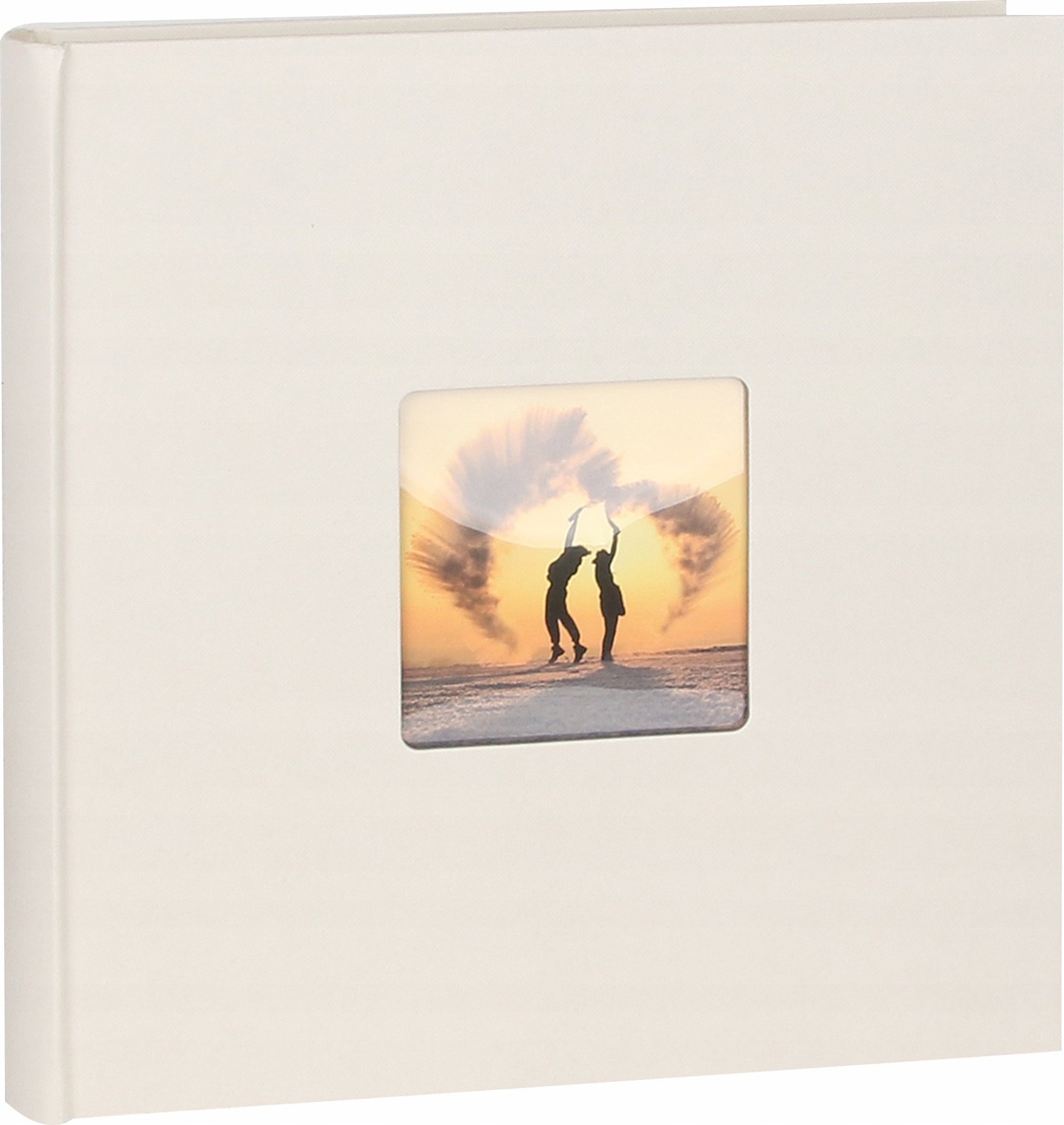 Walther Walther Design Gmbhco Albumas WALTHER FA-208-W Fun cream baltas 30x30/100 psl, balti lapai kampučiai/lipdukai knyginio rišimo viršelyje keičiama nuotrauka