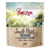 Sucha karma dla psów - Purizon Single Meat, śledź z kwiatami czarnego bzu - 1 kg - miniaturka - grafika 1