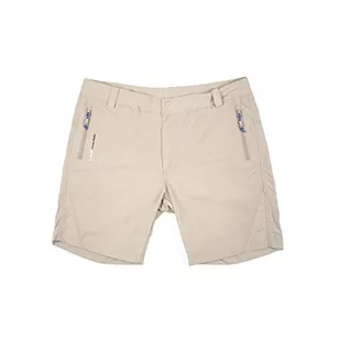 Peak Mountain Peak Mountain Męskie spodnie trekkingowe Cuad/Xj beżowy beżowy XL CUAD/XJ_Beige_XL - Spodenki męskie - miniaturka - grafika 1