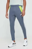 Spodnie męskie - adidas Performance spodnie treningowe Tiro 24 kolor szary wzorzyste - miniaturka - grafika 1