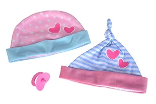 Simba 10540000 New Born Baby Beanie czapki - Zabawy w naśladowanie dorosłych - miniaturka - grafika 1