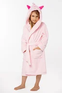 Okrycia kąpielowe dla dzieci - SZLAFROK ENVIE UNICORN (kolor pink, rozmiar 110-116) - miniaturka - grafika 1