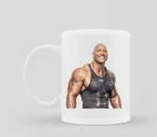 Kubki - Kubek Dwayne The Rock Johnson Kulturysta + IMIĘ 3 - miniaturka - grafika 1