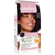 Farby do włosów i szampony koloryzujące - Casting Natural Gloss Farba do włosów 123 Czerń Ganache - miniaturka - grafika 1