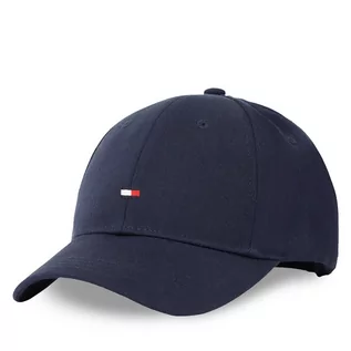 Czapki dla dzieci - Czapka z daszkiem Tommy Hilfiger Small Flag Cap AU0AU01528 Space Blue DW6 - grafika 1