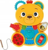 Zabawki kreatywne - Clementoni TOY EDUCATIONAL BABY BEAR BUSY PANEL - miniaturka - grafika 1