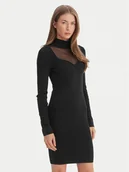 Sukienki - Guess Sukienka dzianinowa W6RK61 Z4842 Czarny Regular Fit - miniaturka - grafika 1