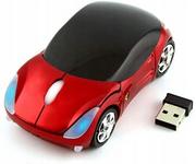 Myszki - Frahs Auto 2.4GHz 1600DPI czerwona - miniaturka - grafika 1