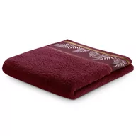 Ręczniki - Ręcznik PAVOS kolor czerwony styl klasyczny 70x140 ameliahome - TOWEL/AH/PAVOS/CHERRY/70x140 - miniaturka - grafika 1