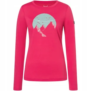 Koszulka damska longsleeve Super.natural W Gondola Ls różowa r. XL - Koszulki i topy damskie - miniaturka - grafika 1
