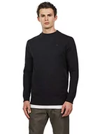 Koszulki męskie - G-STAR RAW Męski t-shirt Korpaz Mock Round Neck, Czarny (Dk Black 6484), XXS - miniaturka - grafika 1