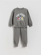 Bluzy i sweterki niemowlęce - Reserved - Bawełniany komplet Psi Patrol - ciemnoszary - miniaturka - grafika 1