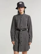 Sukienki - G-Star Sukienka w kolorze czarno-białym - miniaturka - grafika 1