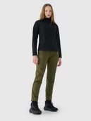 Buty trekkingowe damskie - 4F Wysokie buty trekkingowe SPEED HIKER z membraną damskie - czarne 37 - miniaturka - grafika 1