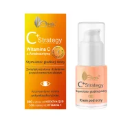 Kosmetyki pod oczy - Ava Labolatorium C+ Strategy Stymulator gładkiej skóry krem pod oczy 15ml - miniaturka - grafika 1
