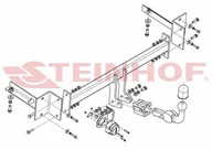 Akcesoria motoryzacyjne - Hak holowniczy Steinhof V-161 - miniaturka - grafika 1