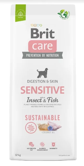 BRIT CARE Sustainable Senior Sensitive Insect & Fish 12kg