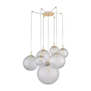 Cadix lampa wisząca 7-punktowa złota 4608 - Lampy sufitowe - miniaturka - grafika 1