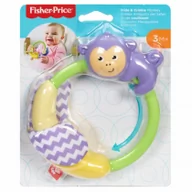 Grzechotki dla dzieci - Fisher Price Fisher-Price Sensoryczne zwierzątko Małpka GGF06 - miniaturka - grafika 1