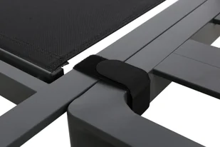 Narożnik ogrodowy aluminiowy Nicea Dark Grey / Grey - Sofy ogrodowe - miniaturka - grafika 8