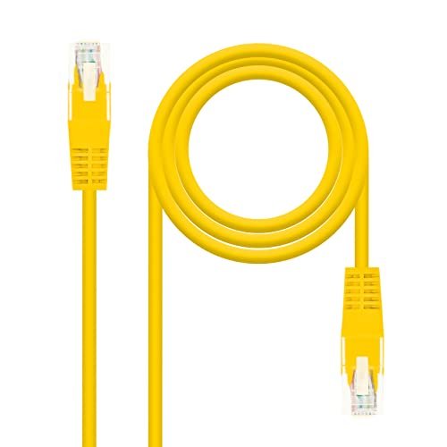 Kabel sieciowy UTP kategorii 5E z AWG24 G24 w kolorze żółtym, długość 2 m, idealny do połączeń sieciowych w biurach i domach
