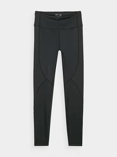 4F Legginsy sportowe w kolorze czarnym - Spodnie sportowe damskie - miniaturka - grafika 1