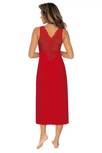 Koszulka Kristina Long Red (Rozmiar 40) - Piżamy damskie - miniaturka - grafika 2
