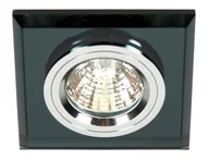 Lampy sufitowe - Candellux Podtynkowa halogenowa OPRAWA sufitowa OCZKO SS-13 2231627 chrom Czarny - miniaturka - grafika 1