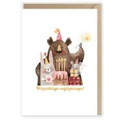 Kartki okolicznościowe i zaproszenia - Cardie Kartka urodzinowa Wszystkiego najlepszego! K011 - miniaturka - grafika 1