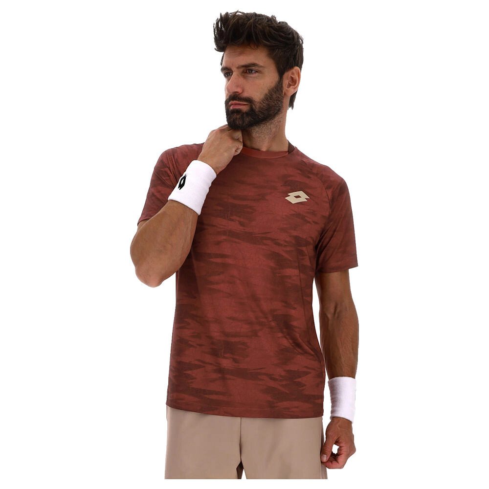 Koszulka męska Lotto Tech VI - D2 Tee Marsala Red L