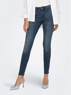 ONLY Jeansy 15233288 Niebieski Skinny Fit - Spodnie damskie - miniaturka - grafika 1