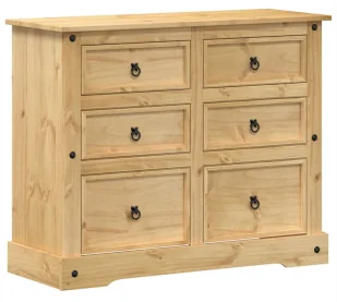 Drewniana komoda z 6 szufladami S7-Z91 - Komody Drewniana komoda z 6 szufladami S7-Z91 - Komody - miniaturka - grafika 1