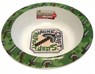 Miseczka dziecięca 15,5cm MINECRAFT do mikrofali 2 - Miseczki i talerzyki dla dzieci - miniaturka - grafika 1