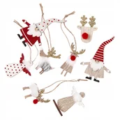 Zabawki kreatywne - Drewniane Elementy Motywy Świąteczne 8 Szt Dpcraft - miniaturka - grafika 1