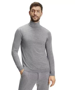 FALKE Sweter męski, jasnoszary, M - Swetry męskie - miniaturka - grafika 1