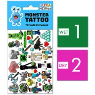 Zabawki kreatywne - TATUAŻE ZMYWALNE DLA DZIECI MINECRAFT WZORY ORYGINALNE - miniaturka - grafika 1